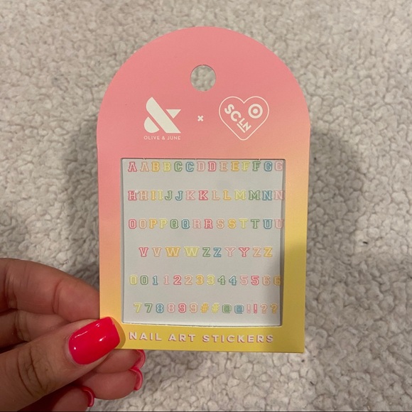 NWT stoney clover x target x olive june nail stickers - Picture 2 of 2